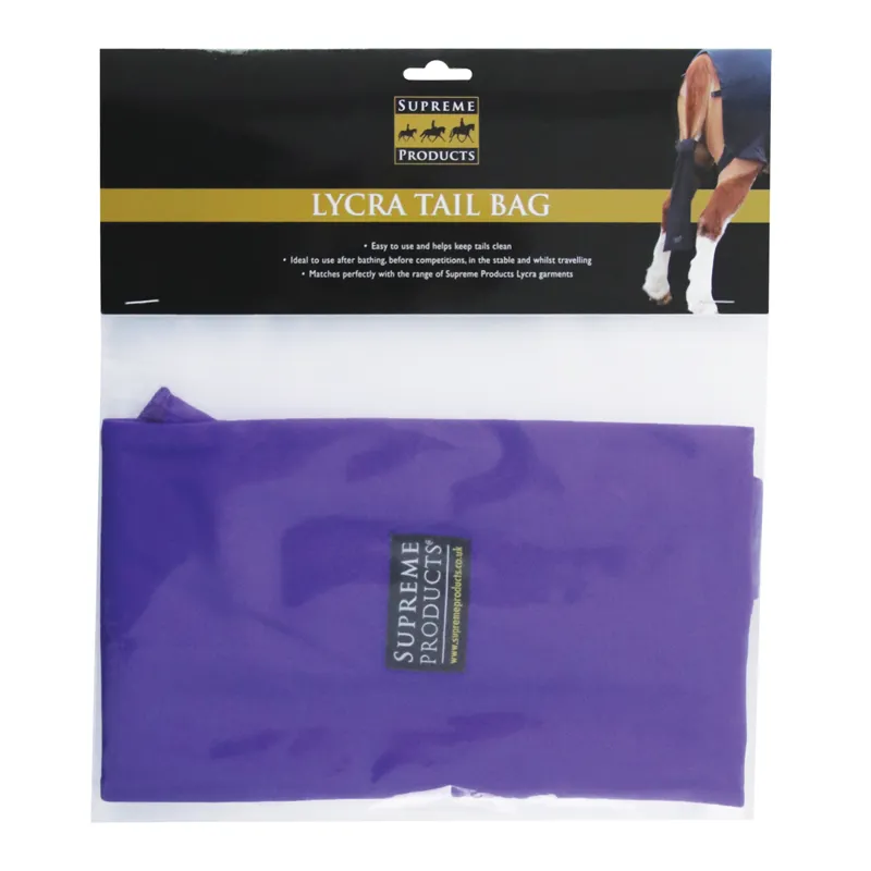 Supreme Products Lycra Tail Bag - Purple